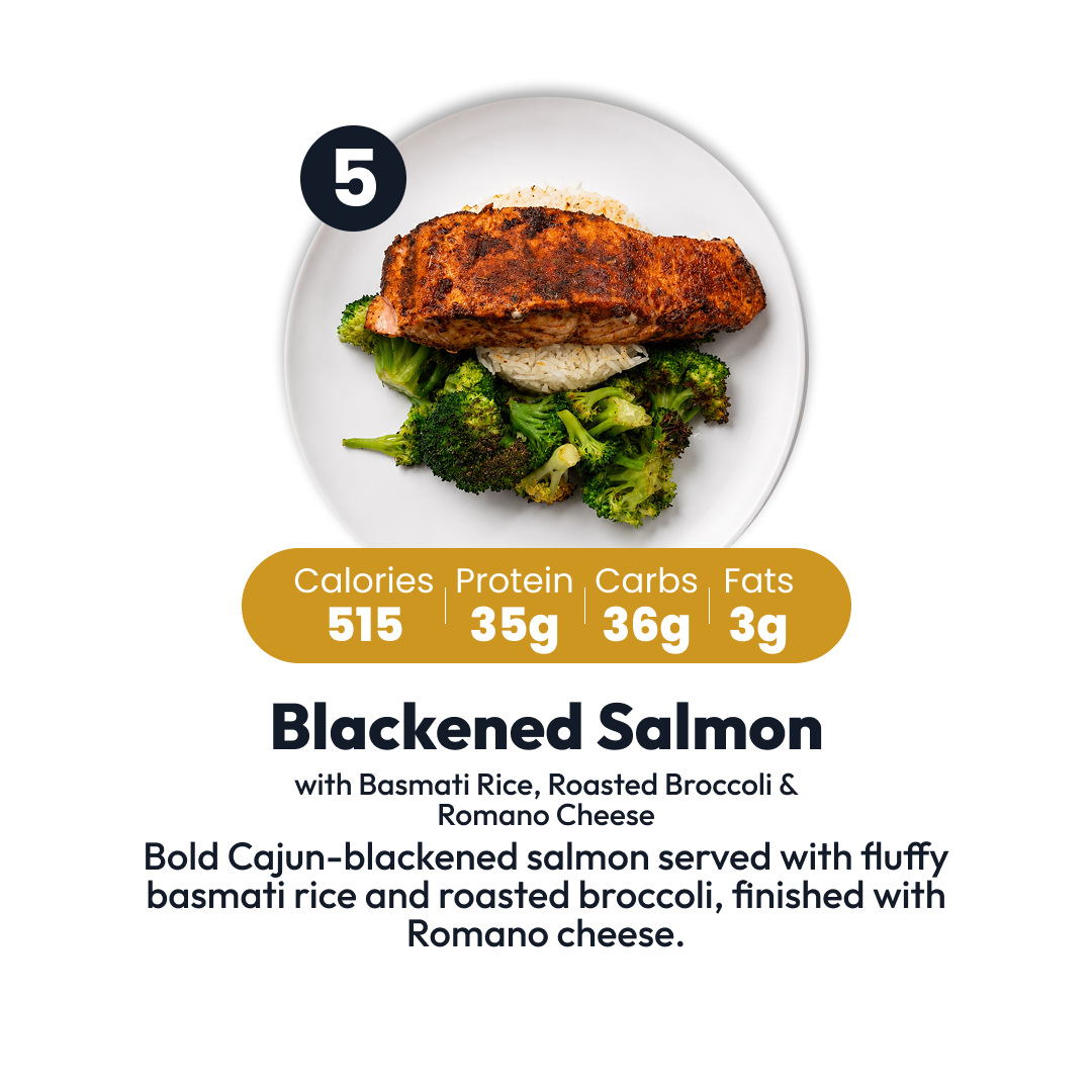 EXCLUSIVE 5 (+1 FREE) Meal Plan